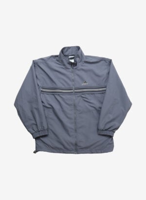 Vintage Y2K Adidas Trainingsjacke blau