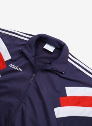 Vintage 90s Adidas Trainingsjacke tricolor