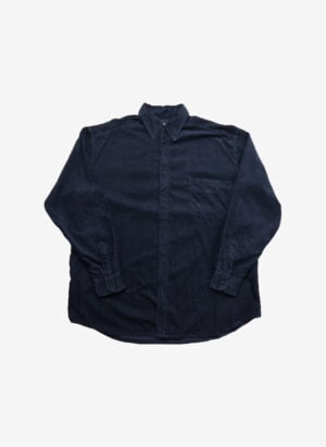 Vintage 90s Armani Cordhemd schwarz