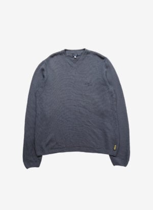 Armani Jeans V-Neck Wollpullover grau