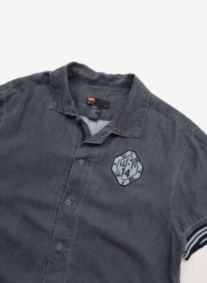 Vintage Diesel Leinenhemd grau