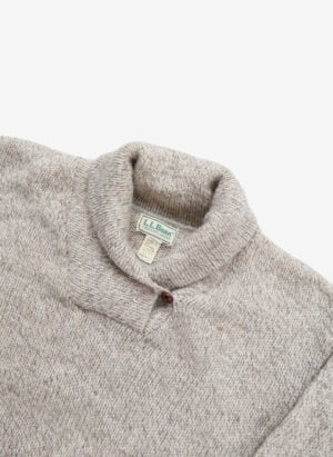 Vintage 80s L.L.Bean Wollpullover grau
