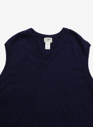 Vintage L.L.Bean Woll Pullunder navy