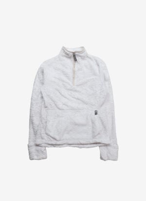 The North Face Damen Teddy Fleece Half-Zip weiß