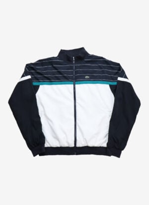 Vintage Lacoste Sport Trackjacket navy-weiß