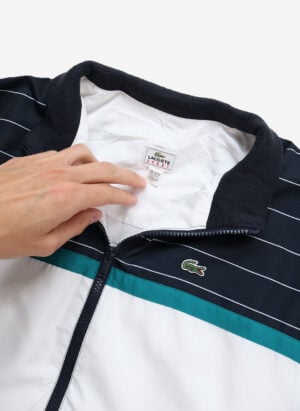 Vintage Lacoste Sport Trackjacket navy-weiß