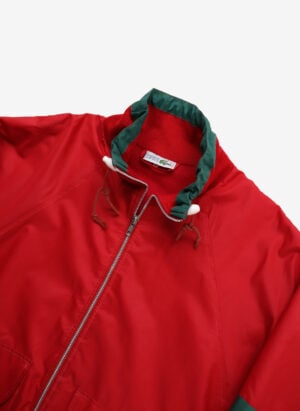 Vintage 80s Chemise Lacoste Nylon Windbreaker rot
