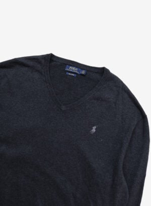 Polo Ralph Lauren V-Neck Sweater dunkelgrau