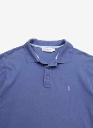 Vintage Yves Saint Laurent Poloshirt blau