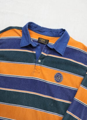 Vintage 90s Lee Workwear Rugbyshirt gestreift