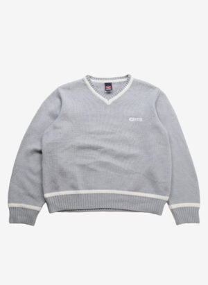 Vintage Diesel Wollpullover hellgrau
