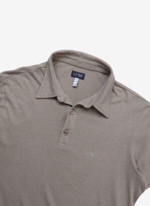 Armani Jeans Poloshirt hellbraun