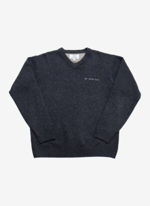 Vintage 90s Armani Jeans V-Neck Wollpullover