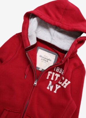Abercrombie & Fitch Damen Zip-Hoodie pink