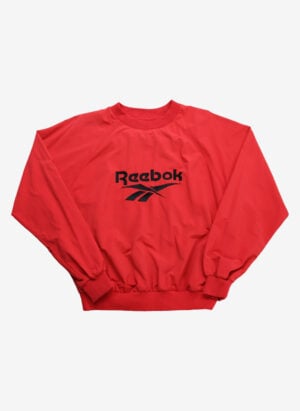 Vintage 90s Reebok Golf Pullover Windbreaker rot