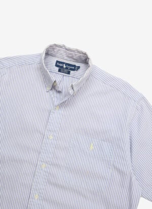 Vintage Ralph Lauren Kurzarmhemd gestreift