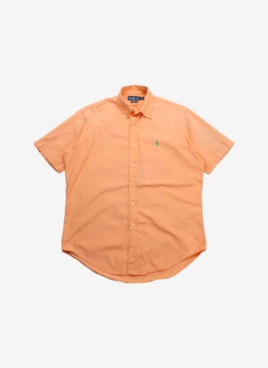 Vintage Ralph Lauren Kurzarmhemd orange