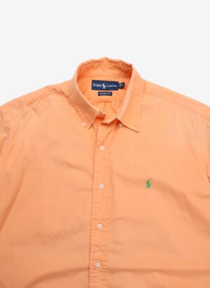 Vintage Ralph Lauren Kurzarmhemd orange
