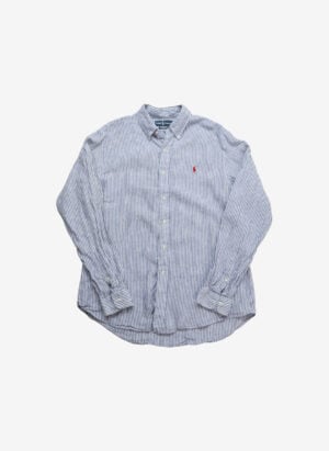 Vintage Ralph Lauren Hemd blau gestreift