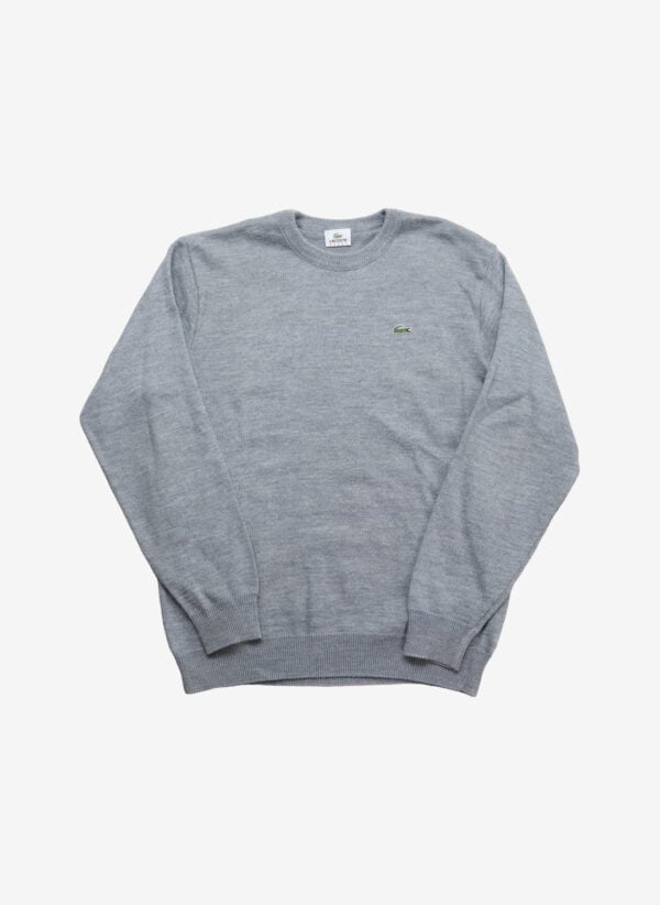 Vintage Lacoste Sport Wollpullover grau