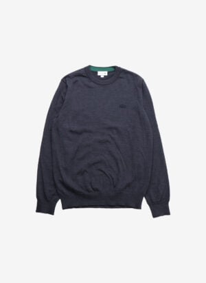 Lacoste Slim-Fit Wollpullover grau