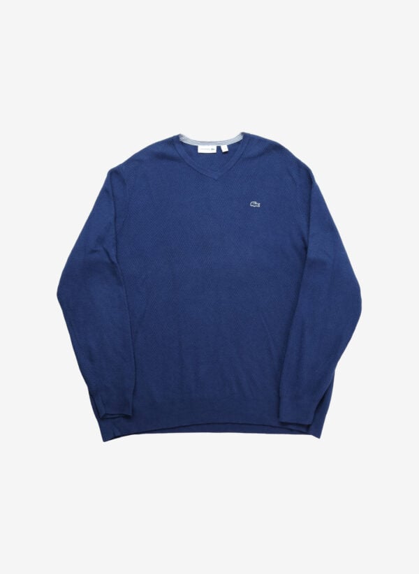 Lacoste V-Neck Strickpullover navy