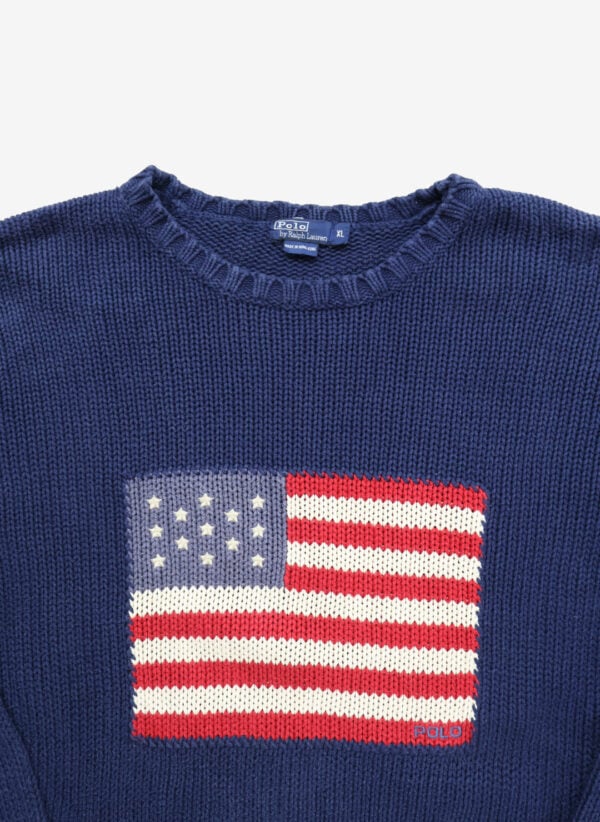 Polo Ralph Lauren Flag Strickpullover navy
