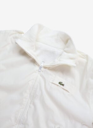 Vintage 80s Lacoste Izod Harrington Jacke reversible weiß