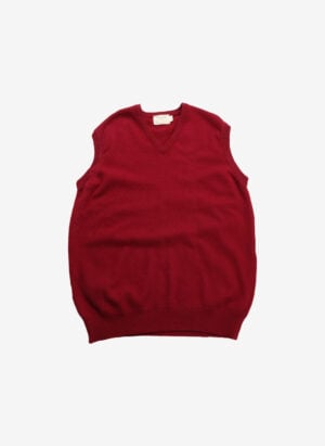 Vintage L.L.Bean Pullunder Wolle weinrot