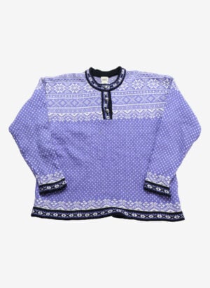 Vintage L.L.Bean Damen Merino Wollpullover lila