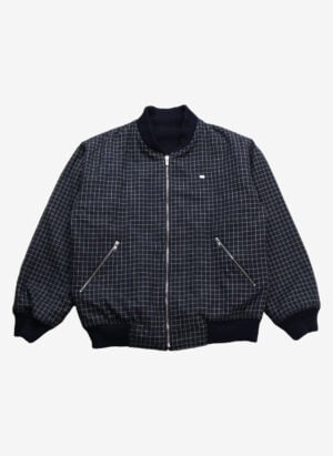 Vintage 90s Lacoste Reversible Bomberjacke