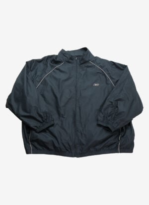 Vintage Y2K Reebok Trainingsjacke schwarz
