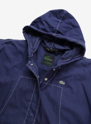 Vintage 90s Lacoste Kapuzenjacke navy