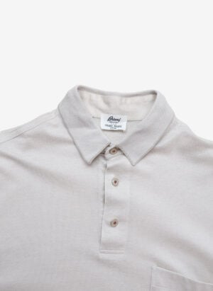 Vintage 90s Brioni Poloshirt hellbeige