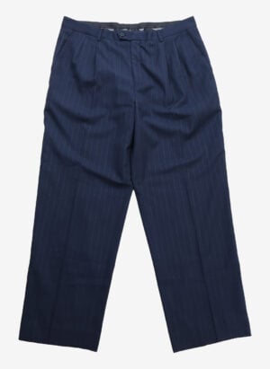 Giorgio Armani Anzughose Nadelstreifen navy