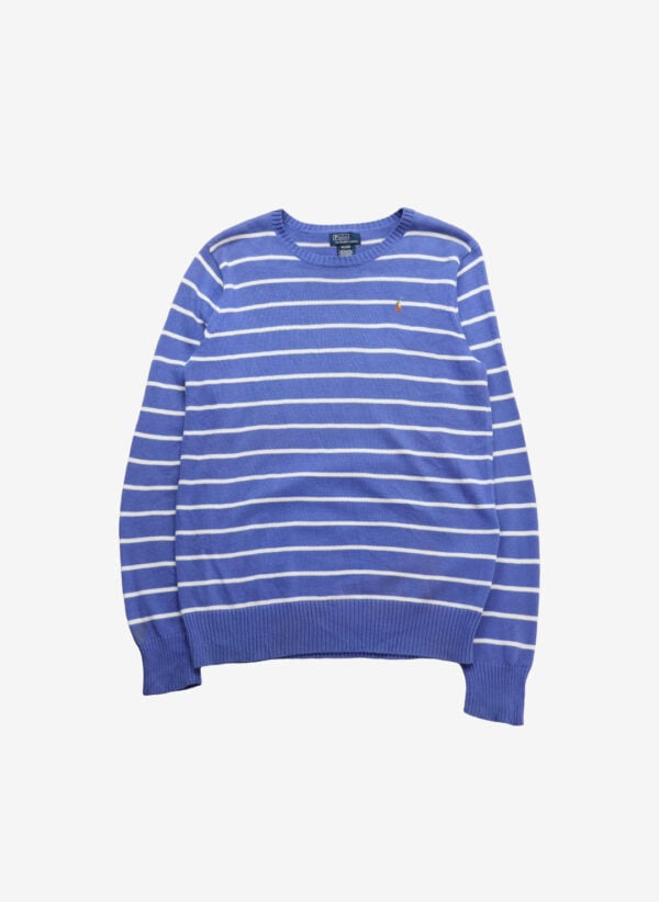 Polo Ralph Lauren Strickpullover blau weiß gestreift