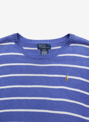 Polo Ralph Lauren Strickpullover blau weiß gestreift