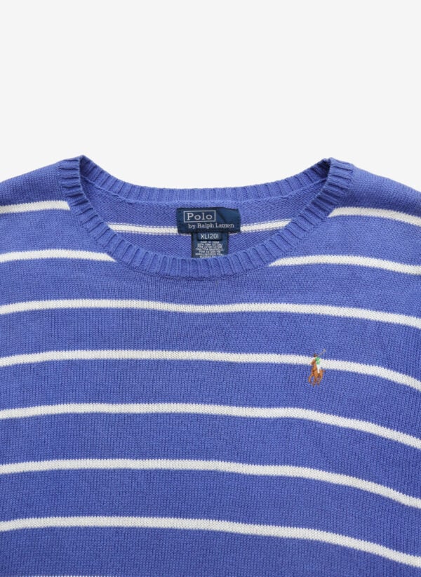 Polo Ralph Lauren Strickpullover blau weiß gestreift