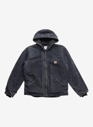 Carhartt Sierra Jacket Workwear Jacke mit Sherpa-Futter schwarz washed