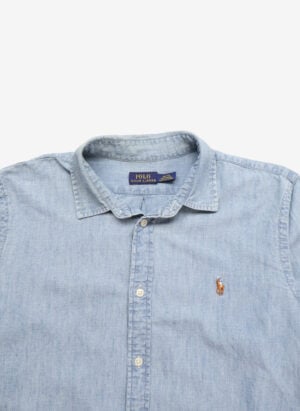 Polo Ralph Lauren Damen Jeanshemd Chambray hellblau