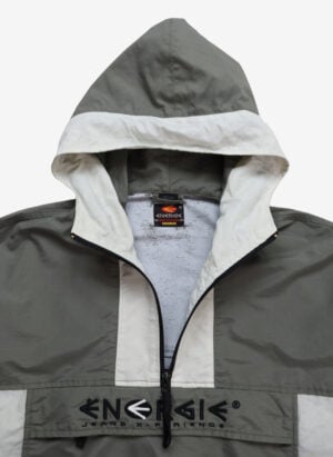 Vintage Energie Windbreaker Half-Zip Two-Tone