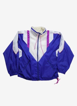 Vintage 90s Reebok Windbreaker blau weiß