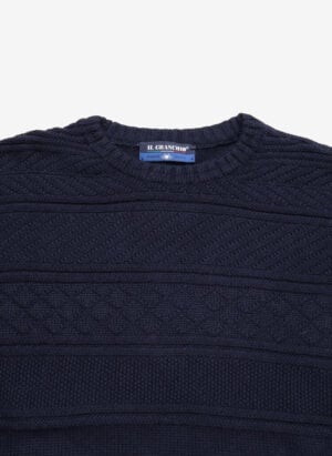 Vintage Il Granchio Strickpullover navy