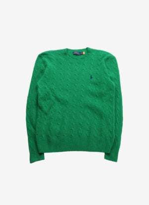 Polo Ralph Lauren Cable Strickpullover grün