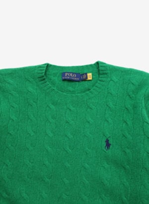 Polo Ralph Lauren Cable Strickpullover grün
