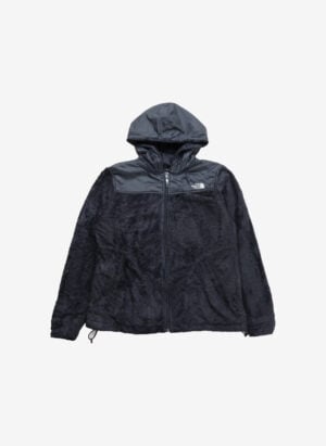 The North Face Damen Fleece Full-Zip Kapuzenjacke schwarz