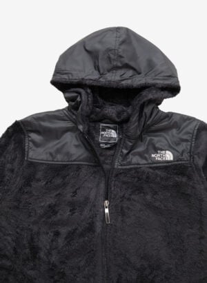 The North Face Damen Fleece Full-Zip Kapuzenjacke schwarz