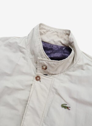Vintage 90s Lacoste Feldjacke beige gefüttert