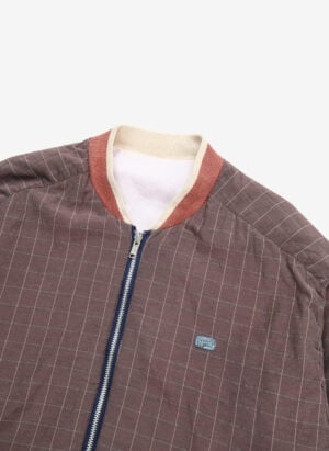 Vintage 90s Lacoste Wendejacke Bomberjacke braun rosa