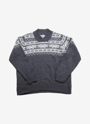 The Great Nordic Expedition Norweger Strickpullover grau